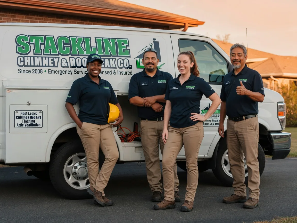 Chimney flashing repair company in Rockwood, MI